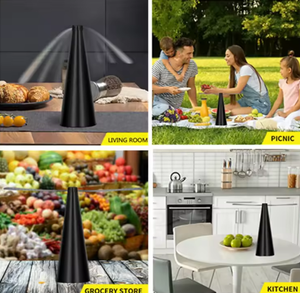 Vente directe en gros : Ventilateur anti-mouches automatique multifonctionnel d'extérieur avec répulsif à pales pour la saison d'automne et les moustiques - Product Image 3
