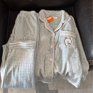 Pigiama in Flanella Lange con Orsetto Carino, Set di Abbigliamento da Casa Invernale e Autunnale per Donne, Cardigan Cartoon Spesso e Caldo - Product Image 3