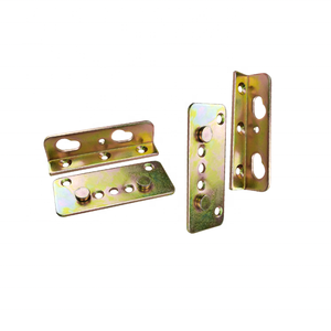 Hiện đại 3.5 inch không có mộng giường đường sắt phụ kiện gỗ khung giường khung cho phòng khách phòng ngủ nhà văn phòng Vật liệu sắt-góc giường - Product Image 6