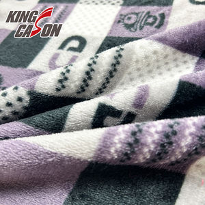 Tessuto in pile di flanella stampato certificato OEKO-TEX Kingcason di qualità garantita, colorato e premium, per abbigliamento - Product Image 5