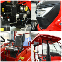 Tractor Agrícola Noble de 80HP con Tracción en las 4 Ruedas, Cabina con Aire Acondicionado, Sistema Hidráulico Robusto y Gran Capacidad de Elevación para Agricultura Profesional