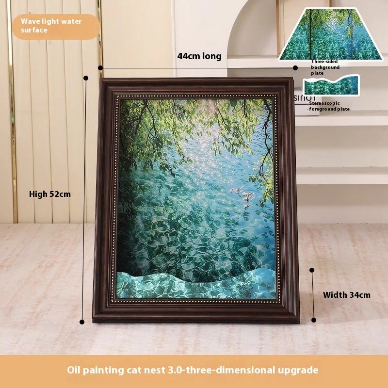 The rippling water surface