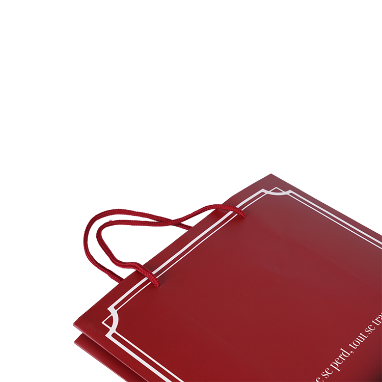 Wholesale luxury red shoes clothes packing printed custom logo clothing shopping gift jewelry packaging paper bag