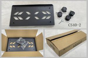 Gaming <strong>PC</strong> <strong>Tower</strong> Holder Steel <strong>Stand</strong> with 360 Rotating Brake Wheels Stock - Product Image 6