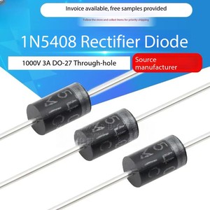 1N5408 IN5408 3A <span class=keywords><strong>1000V</strong></span> DO-27 Delikten Montajlı DIP Doğrultucu Diyot Çin Malı Genel Amaçlı Doğrudan Takma - Product Image 5