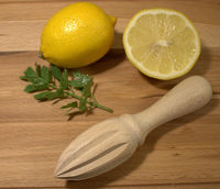 Presse-agrumes manuel en bois presse-fruits à main pour citron citron vert Orange Grip outil de jus pour la cuisson des Cocktails