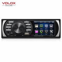 Pemutar MP5 Mobil 1 Din Layar Digital HD 3.0 Inci Radio FM Bluetooth Mendukung Mirror Link USB TF AUX SWC Kamera-VOLOX