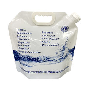 Custom printed <b>5l</b> 10 liter stand up <b>water</b> pouch kangen <b>water</b> bags - Product Image 2