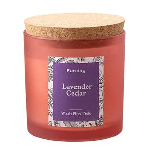 Colores pastel vela perfumada de Navidad vela de cera de soja de lujo 7oz aroma regalo corcho tapa vela para decoración del hogar vacaciones aniversario - Product Image 5