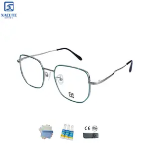 Supplier Optical Metal Ruber Frames Optical Eyeglasses Metal Glasses Optical Eyeglasses Metal Glass