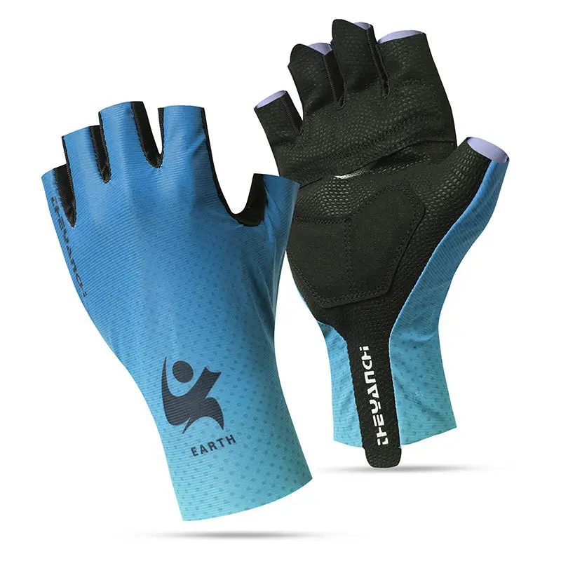 מותאם אישית קיץ קרח משי guantes luva ciclismo אנטי רטט אופני דיג רכיבה על אופניים כפפות אופנוע