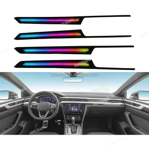 Kit de luz ambiental para Volkswagen <span class=keywords><strong>Arteon</strong></span> 2021-2024, tira de lámpara de ambiente Interior de coche, luz ambiental para iluminación ambiental <span class=keywords><strong>Arteon</strong></span> - Product Image 4