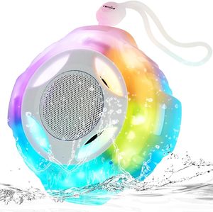 <span class=keywords><strong>Enceinte</strong></span> Bluetooth étanche avec lumières LED, <span class=keywords><strong>enceinte</strong></span> <span class=keywords><strong>portable</strong></span> sans fil flottante IPX7 <span class=keywords><strong>pour</strong></span> la douche, la plage, les voyages, cadeau idéal - Product Image 1