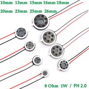 10mm/13mm/15mm/16m/18mm/20mm/23mm/25mm/26mm 8R 8 ohms 1W haut-parleur haut-parleur Audio pour <span class=keywords><strong>tablette</strong></span> bricolage téléphone ordinateur trompette corne - Product Image 1