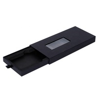 Boite d'emballage sur feuille chaude, couvercle rigide, OEM, pour téléphone portable, incrustation en velours, couleur noire, pièces