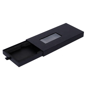 Customized Black Color Hot Foil Stamping Hard Cover OEM <strong>Cell</strong> <strong>Phone</strong> Case Packaging <strong>Box</strong> and Velvet Inlay - Product Image 4