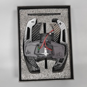 2 paires de palettes de changement de vitesse magnétiques pour Volkswagen VW <span class=keywords><strong>Golf</strong></span> <span class=keywords><strong>GTI</strong></span> R MK5 MK7 MK8 Scirocco Tiguan Beetle - Product Image 2