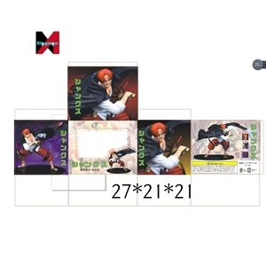 One Pieced POP Rouge Cheveux Shanks Yonko Dessin Épée Accroupi Pose Scène Statue Modèle Boîte Collection Figure Anime Bureau - Product Image 5