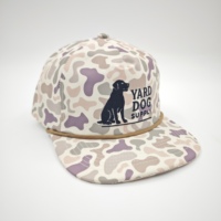 Gorra Richardson 256 de 5 Paneles Personalizable sin Estructura, en Dobby, Terry, Oxford, Popelina, con Bordado a Mano de Leopardo, Puntos, Frutas, Estilo Deportivo y Común
