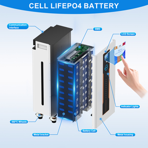 10000 Cycles Power Wall 51.2V 30 Kwh 15Kwh 280Ah 300Ah 314Ah 48V Lithium Ion Bms for Solar <b>Battery</b> Energy Storage System - Product Image 4