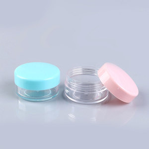 Frasco cosmético de plástico para creme vazio 10g 20g 30g Recarregável PS Recipientes transparentes Rosa Azul Transparente Preto Tampa de rosca Embalagem - Product Image 3