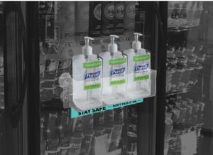 Ventosa frigorifero organizzatore acrilico ripiano frigorifero per frigorifero può piccole <span class=keywords><strong>cose</strong></span> (5 porta bevande) - Product Image 2