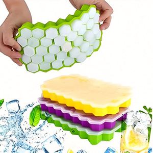 Hot Selling Easy-Release Wine Whiskey Silicone Ice Cube Mold Honeycomb Silicone Ice Tray Mold for Small Ice Makers in Freezers - Product Image 2