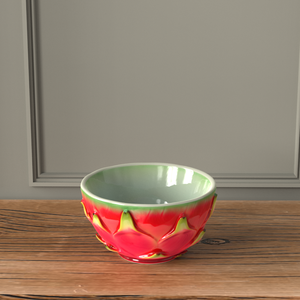 Comedouro de Cerâmica Artesanal em Formato de Fruta Exótica para Atacado – Tigela Durável e Resistente Personalizada para Espaços de Alimentação Estilosos de Animais de Estimação - Product Image 6