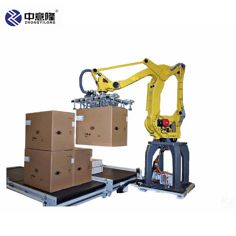 Trung quốc công nghiệp tùy chỉnh robot điện palletizer giá cho thực phẩm, điện tử, người tiêu dùng tốt