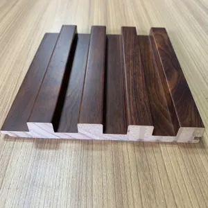 Placa base de pino para decoración de pared, moldura de madera imprimada