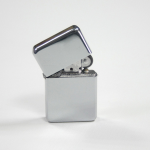 Bật lửa tráng phủ thăng hoa bán buôn Topjlh, in logo tùy chỉnh, màu trắng bạc, ngọn lửa mạnh, dùng làm bật lửa thuốc lá - Product Image 5