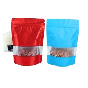 Reusable Black Mylar Ziplock Stand Pouch Gravure Printing Colorful Matt Aluminum Foil Food Grade Custom Pet Food <strong>Packaging</strong> Clear - Product Image 3