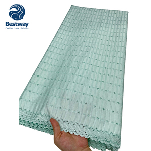 Tissus en dentelle polonaise 100 % coton pour hommes Bestway, prix de gros Nigéria - Product Image 6