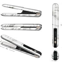 Fer à friser sans fil Rechargeable Portable fer à friser double usage céramique non dommageable LED affichage USB puissance ménage