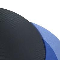 Tapis de bain en caoutchouc ovale moderne à séchage rapide |   Tapis gaufré antidérapant et rembourré |   Lavable en machine, résistant à l'eau de Javel, nettoyage facile, maison, hôtel