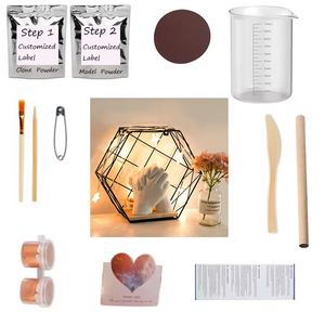 Kit casting tangan 3D bubuk cetak, Kit Casting tangan tanah liat kaki grosir kit casting tangan untuk pasangan - Product Image 5