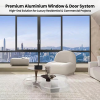 Ventana Corredera de Aluminio Ultrafina de 6 Vías Serie 120 |   Insonorizado |   Resistencia al Viento y al Agua de Grado Tifónico |   Panorámico Oculto