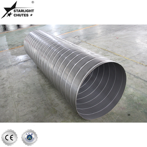 STARLIGHT CHUTES Conduit en spirale en acier inoxydable poli miroir brossé Dimensions personnalisables <span class=keywords><strong>pour</strong></span> l'industrie/moderne - Product Image 5