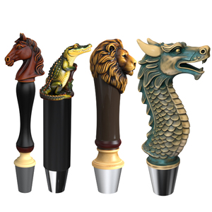 Fábrica al por mayor Wildlife Brewery Tap Handlee Lion Dragon Tap Pull In-House Design Team Custom Ceramic or Resin Beer Tap Handle - Product Image 3