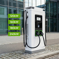 EVEGO, fournisseur d'usine en Chine, chargeur de véhicule électrique rapide à courant continu haute puissance 240 kW, station de charge au sol pour voiture CCS1/CCS2