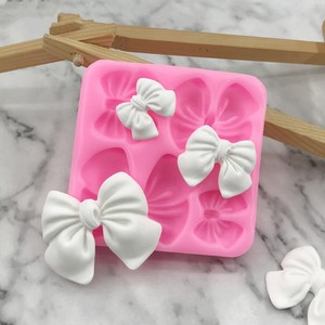 DIY Bow Fondant Silicone Mold Rectangle Cake Decoration Mold For Chocolate Baking - Product Image 1