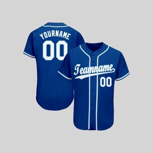 Chemise de baseball personnalisée avec broderie et sublimation, trois boutons - Product Image 1