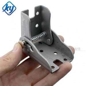 Furniture Hinge 90 Degree Self Locking <b>Folding</b> Hardware For <b>Table</b> Chair Q235 Iron Surface Mount Industrial Design - Product Image 4