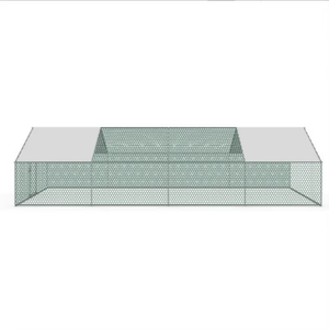 בחוץ כלוב פלדה גלוון פלדה כלב לרוץ כלוב הליכה גדול כלב kennel uv הוכחה מוצלת חיית מחמד לרוץ בית ארנב - Product Image 5