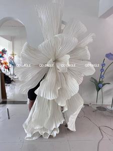 Giant Paper Flower Handmade Big Art Setups Indoor <strong>Wedding</strong> Event Shopping Mall <strong>Decorations</strong> - Product Image 4