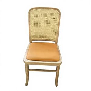 Silla Clásica de Madera con Tejido de Madera Resistente, Ideal para Hogar Moderno, Cafetería <span class=keywords><strong>Chic</strong></span> y Restaurante Elegante - Product Image 1