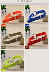 NiBao fácil de plástico limpia <span class=keywords><strong>Collar</strong></span> de perro de goma de la sensación de perro de <span class=keywords><strong>Collar</strong></span> de hebilla de Metal O anillo - Product Image 4