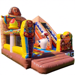 Toboggan gonflable sur le thème de l'Égypte ancienne, château gonflable durable en PVC pour enfants, idéal pour les fêtes - Product Image 6