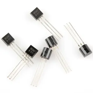 (Componenti elettronici) NPN 45V 100mA 300MHz 500mW attraverso il foro TO-92-3 Transistor bipolare (BJT) BC547C BC547B BC547