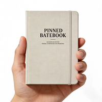Individuell Bedruckte A5 Notizbücher Tragbare PU-Leder Notizbücher mit Hardcover für Geschäftszwecke